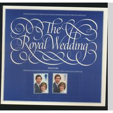 Great Britain Royal Wedding Booklet, With Scott 950-51, Excellent Shape