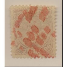 Brazil Stamp Scott #91, Used, Rust Color Cancel