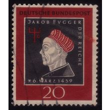 GERMANY 1959 Jakob Fugger 20pf Sc#798 - USED @M616