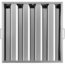 Pack of 6 Hood Filters 19.5W x 19.5H Inch, 430 Stainless Steel 4 Grooves Com...