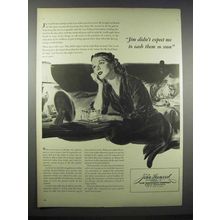 1944 John Hancock Life Insurance Ad - Jim Didn't Expect