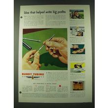 1948 Bundy Tubing Ad - Idea that helped write big profits
