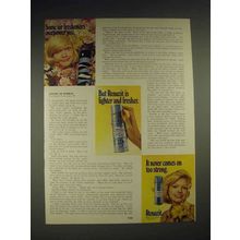 1973 Renuzit Air Freshener Ad - Lighter and Fresher