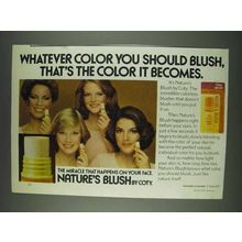 1978 Coty Nature's Blush Ad - Whatever Color You Should