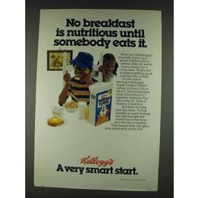 1978 Kellogg's Frosted Flakes Ad - Breakfast Nutritious