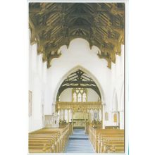 St Mary's Church Grundisburgh Suffolk Postcard 1994