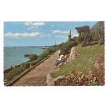 THE CLIFFS, DOVERCOURT, ESSEX.used vintage postcard 1966 postmark? =