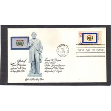 FDC Fleetwood 1667 13c West Virginia (Cachet-U/A) CV39209