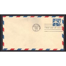 FDC UC33 7c Jet (No Cachet-U/A) CV39711