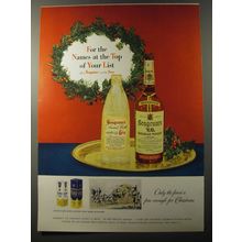 1953 Seagram's V.O. Whiskey and Gin Ad - For the names at the top of your list