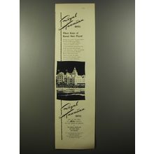 1954 Royal Hawaiian Hotel Ad - Where Kings of Hawaii once played