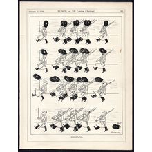 DISCIPLINE 1934 William Leigh Ridgewell PUNCH CARTOON PAGE