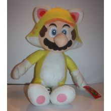 2023 Good Stuff Nintendo Mario 3D World 24 inch Mario Yellow Cat Plush with Tag
