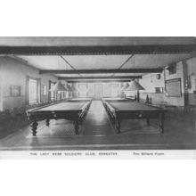 Lady West Soldiers Club Oswestry Shropshire Antique Postcard