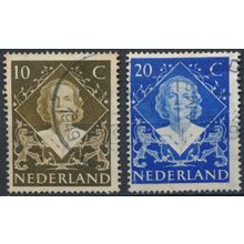 Queen Juliana's Coronation - Netherlands 1948 - FH - MiNr 509/10 (C)