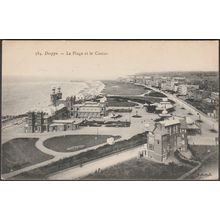 La Plage et la Casino, Dieppe, c.1905-10 - Marchand CPA