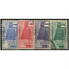 1940 4 different values - #2942 fine used (o)