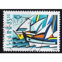 ISLAND ICELAND [1998] MiNr 0884 ( O/used ) Schiffe