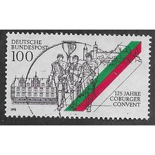 GER 1993 100pf 'COBURG UNIVERSITY STUDENTS UNION' FINE USED (EBID62-961)