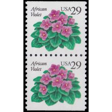 2486 29c Afican Violet Fine MNH BPS Vert Pair V4705