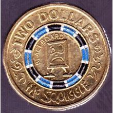 2019 Australia 2 Dollars coin Mr Squiggle - Blackboard