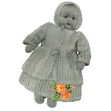 Vintage Knitting Pattern Economy Series #318 Large 18” Baby Doll 6 Piece Set