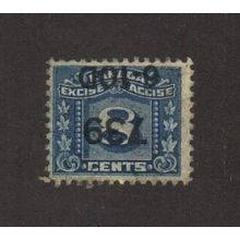 FX69 - #739-I (Tobacco Overprint) - Canada Federal Excise Tax Revenue Stamp