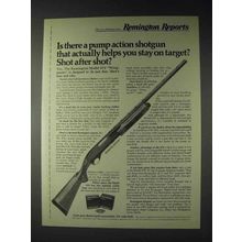 1973 Remington Model 870 Wingmaster Shotgun Ad - On Target