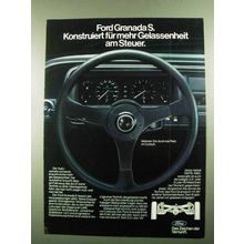1976 Ford Granada S Car Ad - in German