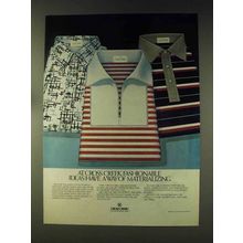 1976 Cross Creek Knit Sport Shirts Ad - Fashionable