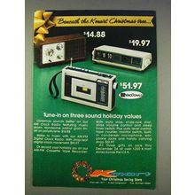 1977 Kmart Clock Radios Ad - Tune-In On Sound Values