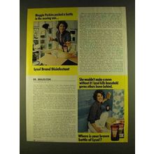 1980 Lysol Disinfectant Ad - Maggie Perkins Packed
