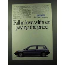 1986 Honda Civic Hatchback Ad - Fall in Love