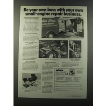 1986 NRI Schools Ad - Be your own boss with your own small-engine repair