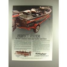 1989 Fisher SV-16 DLX SC Boat Ad - Perfect System