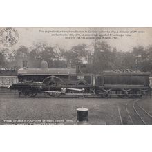LNWR Three Cylinder Compound Euston To Carlisle 1895 History Antique Train Postc