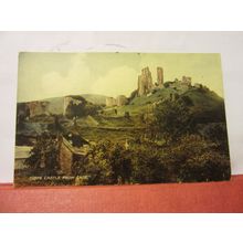 CORFE CASTLE from the east, DORSET unused antique postcard =