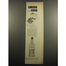 1955 Samovar Vodka Ad - The drink that doesn't tell all