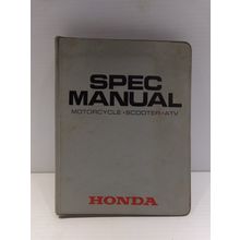 Honda Spec Manual 1988 1989 1990 1991 1992 Motorcycle Scooter ATV SO529