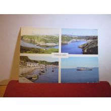 multiview, FISHGUARD PEMBROKESHIRE, WALES used postcard by Judges 1977 pm =