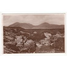 The River Meig at Bridgend Strathconon Muir of Ord Postcard Scotland J B White