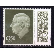 GB 2024 KC 3rd £2.50 Gooseberry Green Machin Used SG V5026 ( J774 )