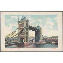 Tower Bridge, London, c.1905 - Postcard