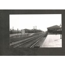 Postcard Size Photograph of Reading Station