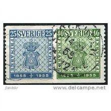 1955 Michel 402A/403A - #2 fine used (o)