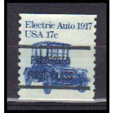 1906a 17c Electric Auto Fine MNH Dry Gum Gap Single Type A RS PreCnx CA1149