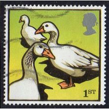 GB 2005 Farm Animals - Embden Geese 1st Used