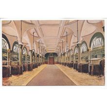 State Stables Royal Mews Buckingham Palace London Oilette Art Postcard 3002