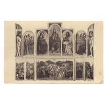 SAINT BEVAN CATHEDRAL, GAND, BELGIUM unused vintage postcard /