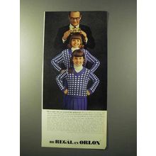 1964 Regal Knitwear Ad - Be Regal in Orlon